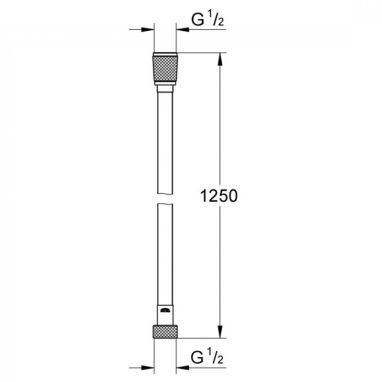 GROHE Шланг для душа SILVERFLEX (28362GL0)