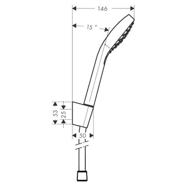 HANSGROHE Душевой гарнитур Croma Select S (26410400)