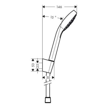 HANSGROHE Душевой гарнитур Croma Select S (26411400)