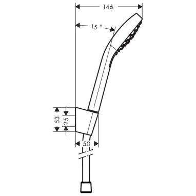 HANSGROHE Душевой гарнитур Croma Select S (26420400)