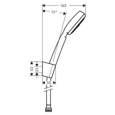 HANSGROHE Душевой гарнитур Crometta 100 (26665400)