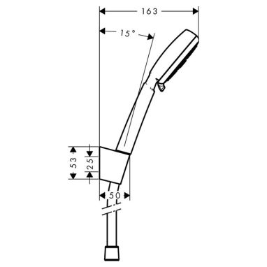 HANSGROHE Душевой гарнитур Crometta 100 (26667400)