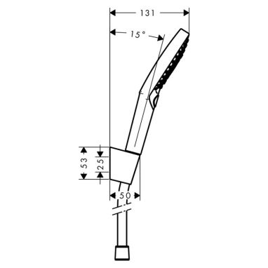 HANSGROHE Душевой гарнитур Raindance Select S (26721400)