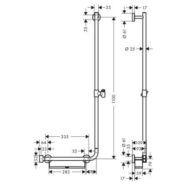 HANSGROHE Душевой гарнитур Unica (26404400)