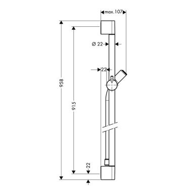 HANSGROHE Душевой гарнитур Unica (27610000)