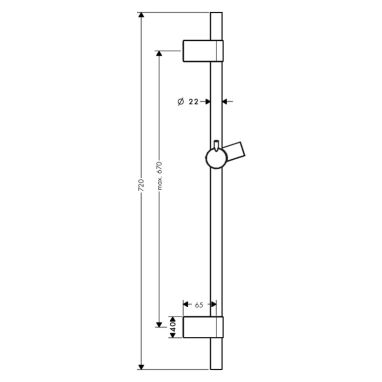 HANSGROHE Душевой гарнитур Unica (28662000)