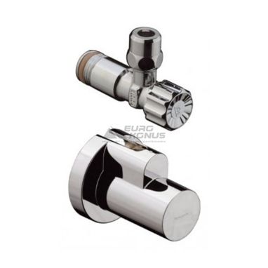 HANSGROHE Кран угловой с декоративной накладкой 1/2"x3/8" (13954820)