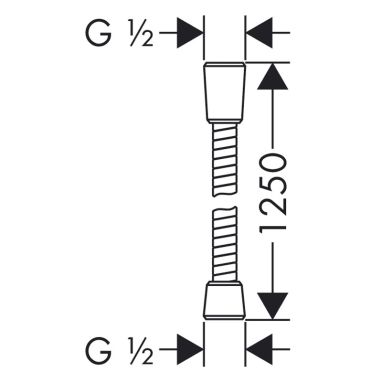 HANSGROHE Шланг для душа Sensoflex (28132000)
