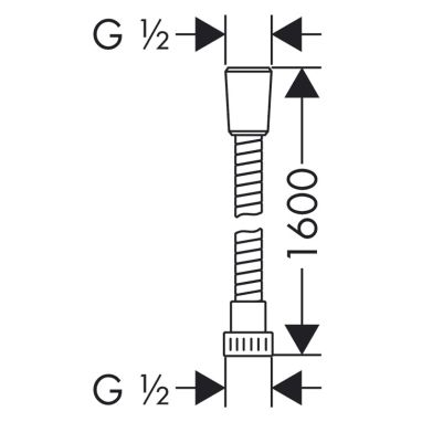 HANSGROHE Шланг для душа Metaflex (28266000)
