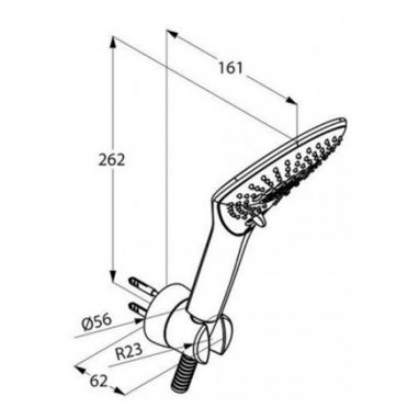 KLUDI Душевой гарнитур Fizz 3S (6775091-00)
