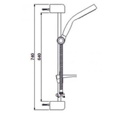 NEWARC Душевой гарнитур Ufo 430491