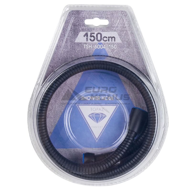 TOPAZ Шланг для душа TSH-6004-150-BL 150см