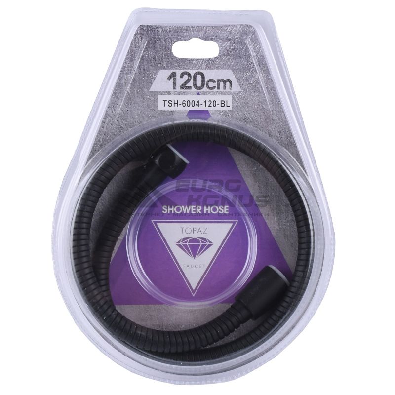 TOPAZ Шланг для душа TSH-6004-120-BL 120см
