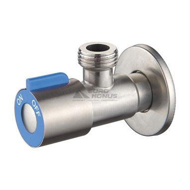 ZERIX Кран угловой 1/2"x1/2" LR70507C Blue (LL1497)