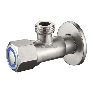 ZERIX Кран угловой 1/2"x1/2" LR70508C Blue (LL1499)