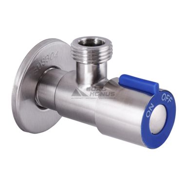 ZERIX Кран угловой 1/2"x1/2" Val-01 Blue (ZX3175)