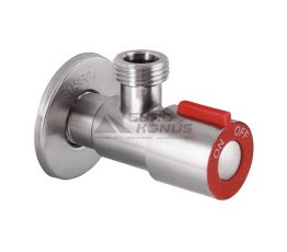 ZERIX Кран угловой 1/2"x1/2" Val-02 Red (ZX3176)