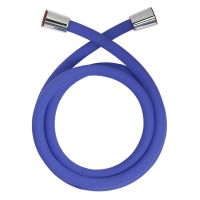 ZERIX Шланг для душа силиконовый F12 Blue 150 см (ZX3001)