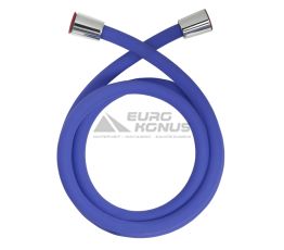 ZERIX Шланг для душа силиконовый F12 Blue 150 см (ZX3001)