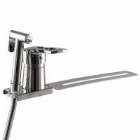 GLOBUS LUX Гигиенический душ со смесителем и креплением на унитаз SEVA GLSV-0206