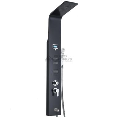 DUSEL Душова гідромасажна панель DU8815B-00 Black Matt