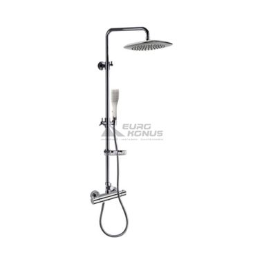 EXCELLENT Душевая система термостатическая настенная Rain White (ARAC.SY.881WT-N)