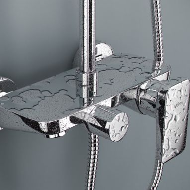 EXCELLENT Душевая система однорычажная настенная Rain Altar (AREX.SY.781CR)