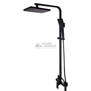 GLOBUS LUX Душевая система однорычажная настенная SICILIA SBQ-SH-125-BB