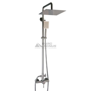 GLOBUS LUX Душевая система однорычажная настенная ALPEN SBT1-SQ-05-304