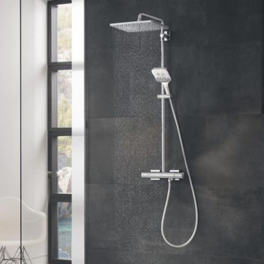 GROHE Душевая система термостатическая настенная RAINSHOWER Smartactive Cube 310 (26649000)