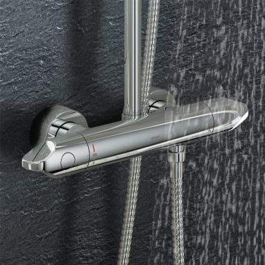 GROHE Душевая система термостатическая настенная RAINSHOWER (27472000)