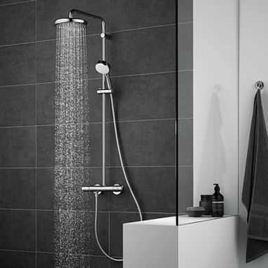 GROHE Душевая система термостатическая настенная TEMPESTA COSMOPOLITAN (27922001)