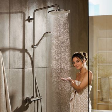 HANSGROHE Душевая система термостатическая настенная Croma Select S (26794000)