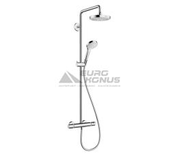 HANSGROHE Душевая система термостатическая настенная Croma Select S (27254400)