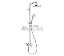 HANSGROHE Душевая система однорычажная настенная Croma Select S (27255400)