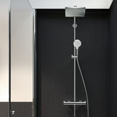 HANSGROHE Душевая система термостатическая настенная Crometta E (27271000)