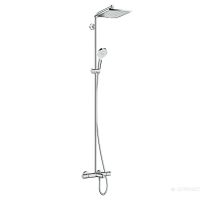 HANSGROHE Душевая система термостатическая настенная Crometta E (27298000)