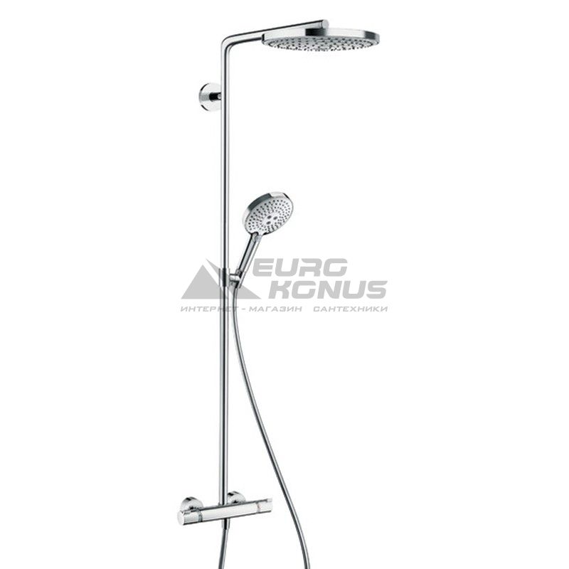 HANSGROHE Душевая система термостатическая настенная Raindance Select S (27129000)
