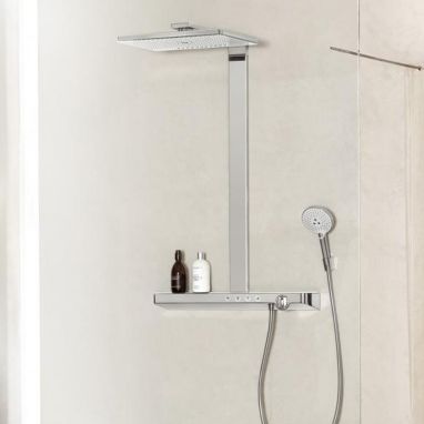 HANSGROHE Душевая система термостатическая настенная Rainmaker Select (27106400)