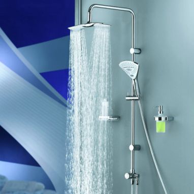 KLUDI Душевая система настенная Fizz Dual Shower System (6709105-00)