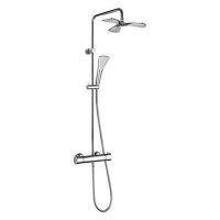 KLUDI Душевая система термостатическая настенная Fizz Dual Shower System (6709505-00)