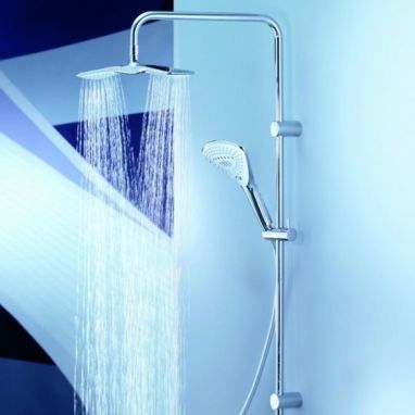 KLUDI Душевая система термостатическая настенная Fizz Dual Shower System (6709605-00)
