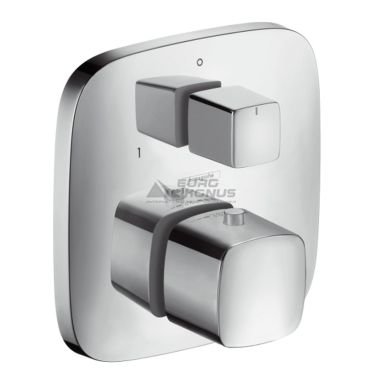HANSGROHE Внешняя часть смесителя термостатического для ванны PuraVida (15771000)