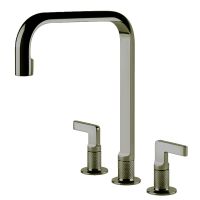 GESSI Смеситель для кухни двухвентильный скрытого монтажа Inciso нержавеющая сталь (58701-149)