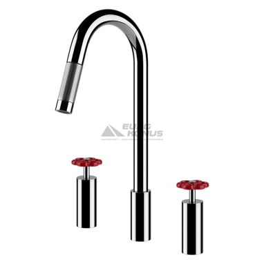 GESSI Смеситель для кухни двухвентильный скрытого монтажа Officine Gessi хром (17467-031)