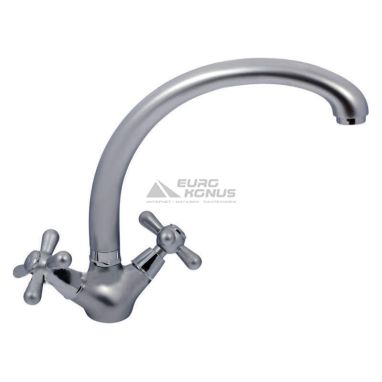 HAIBA Смеситель для кухни двухвентильный Dominox 273 Satin (HB0083)