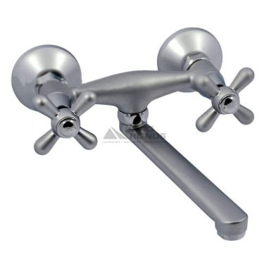 HAIBA Смеситель для кухни двухвентильный Dominox 361 Satin (HB0093)