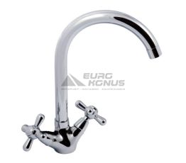 HAIBA Смеситель для кухни двухвентильный Dominox 275 керамика (HB0090)