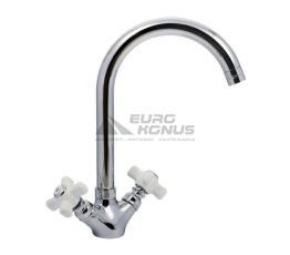 HAIBA Смеситель для кухни двухвентильный Odyssey 275 керамика (HB0315)