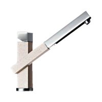 ALVEUS Смеситель для кухни однорычажный с выносным шлангом AM70-P A21M-CHR cappucino-metallic (1070181)